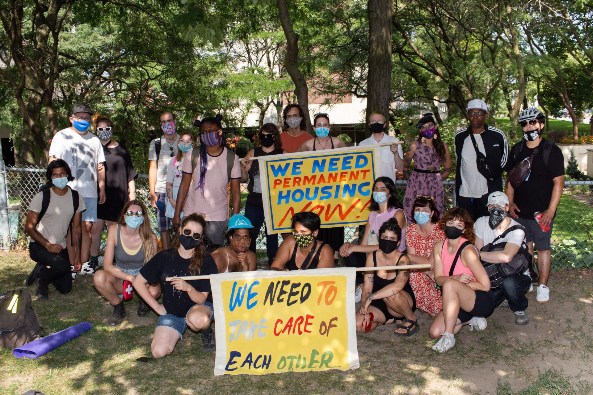 Featured Image for Community to march for dignified housing in Moss Park this Wednesday courtesy of Jeff Bierk  | CJRU
