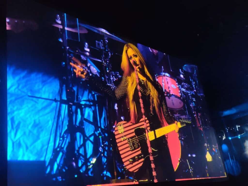 Avril Lavigne at the MGK concert